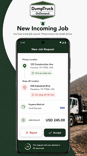 DumpTruck Driver Screenshot 1