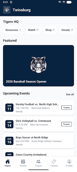 Twinsburg Athletics Screenshot 0