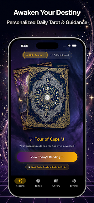 Mystic Oracle: Daily Tarot Screenshot 0