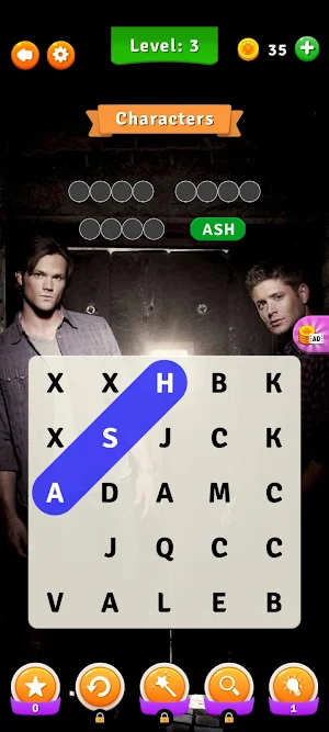 Supernatural Word Search Screenshot 1