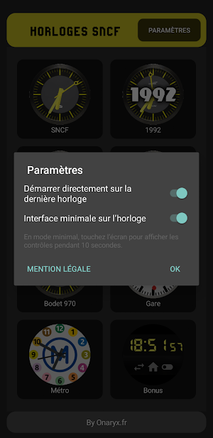 Horloge SNCF (non officiel) Screenshot 3