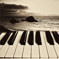 Calm Piano Music & Ocean Waves