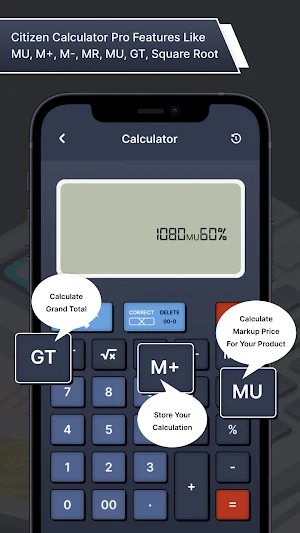 Real Calculator Citizen Calc Screenshot 2