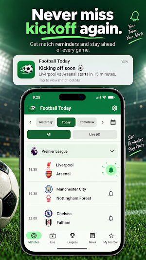 Football Today: Live Football Screenshot 3