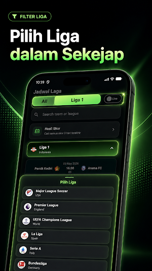 SkorLaga: Jadwal Nobar bola Screenshot 1