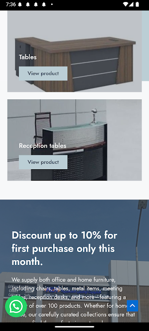 Koi Furnitures app Screenshot 1