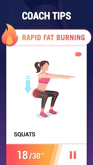Fat Burning Workouts - Lose Weight Home Workout Screenshot 3