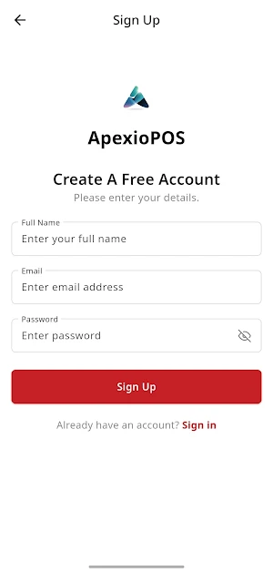 Apexio POS Screenshot 1