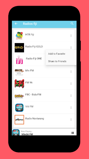 Radio Fiji: Stations FM AM Online - Free Live App Screenshot 1