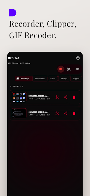 CatRec - Screen Recorder Screenshot 0