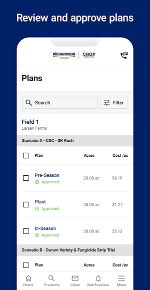Richardson Pioneer CropWatch Screenshot 2