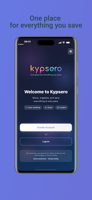 Kypsero: Save & Find Anything Screenshot 1