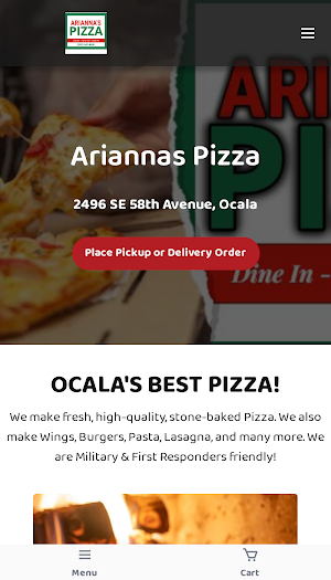 Ariannas Pizza Screenshot 0