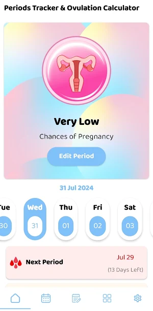 My Period Tracker & Ovulation Screenshot 3