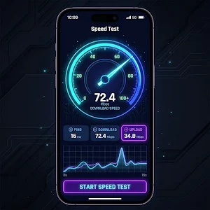 DataMonitor: SpeedTest & Boost Screenshot 0