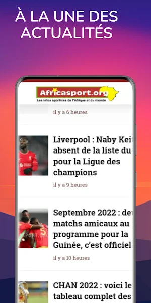 Africasport Screenshot 2