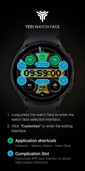 Ilusion aura Watch Face Screenshot 1