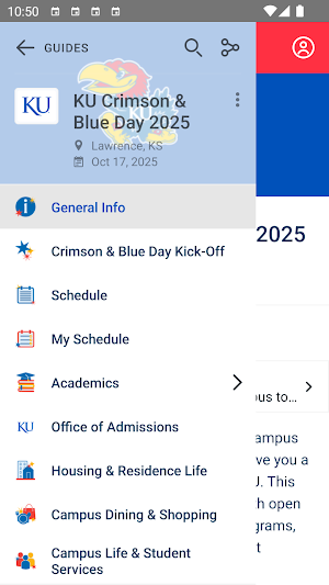 KU Admissions Guidebook Screenshot 0