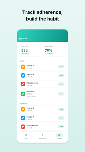 Meditime - Medication Reminder Screenshot 2