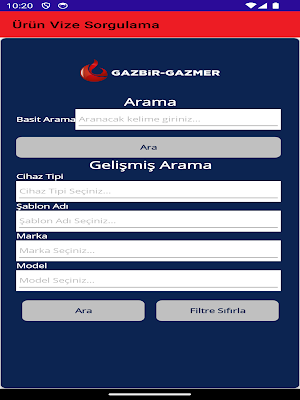 GAZBİR - GAZMER Ürün Vize Screenshot 3