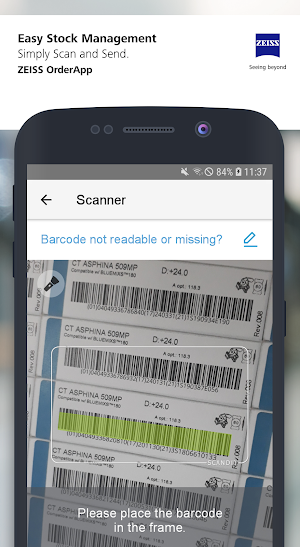 ZEISS OrderApp Screenshot 3