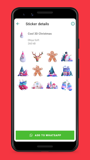 Christmas Stickers for Watsup Screenshot 3