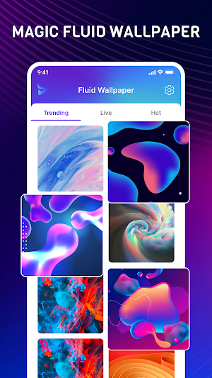 Magic Fluids Live Wallpaper 4k Screenshot 0