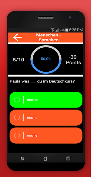 Mein Deutsch Grammatik A1 A2 Screenshot 1
