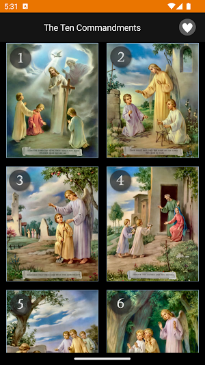 Bible Ten Commandments Screenshot 0