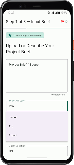 PricePilot: Freelance Pricing Screenshot 0