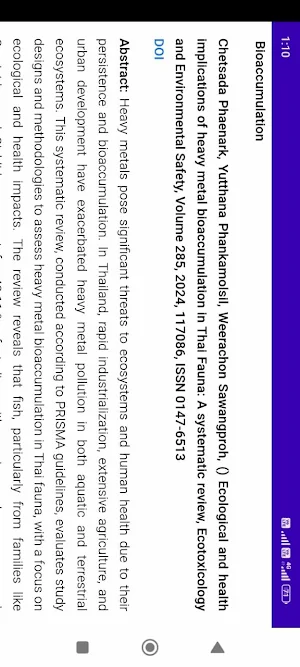 Abstract Research papers Screenshot 3