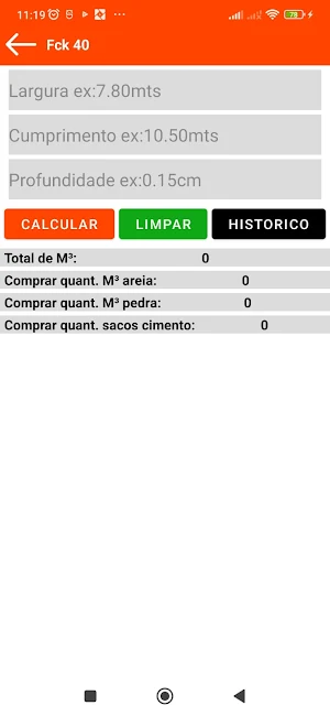 calcular concreto Screenshot 0