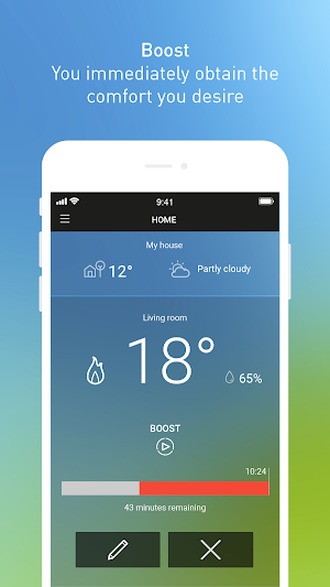 Bticino Thermostat Screenshot 2
