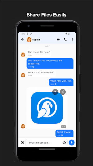 Parrot Chat – Messages & Calls Screenshot 3