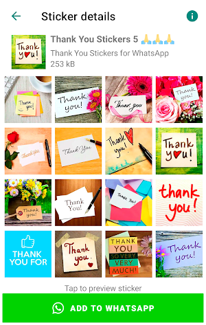 Thank You Sticker for WhatsApp Screenshot 2