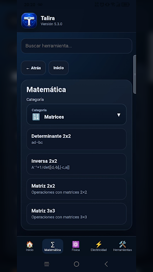 Talira – Calculadora técnica Screenshot 2