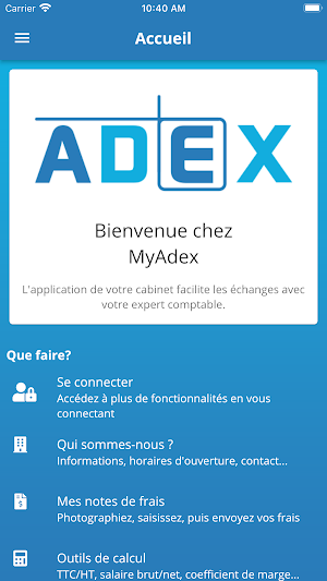 MyAdex Screenshot 0