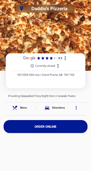 Daddio's Pizzeria Screenshot 1