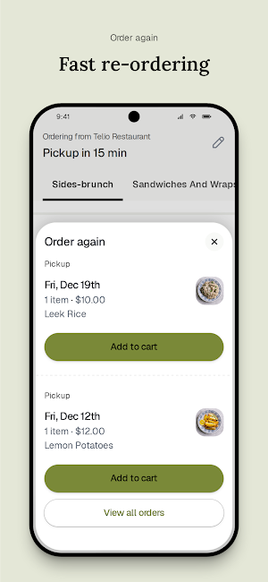 Telio Restaurant Screenshot 3