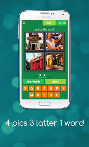 4 Pics 3 Letters 1 Word Screenshot 0
