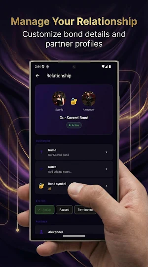 Sacred — BDSM Bond Organizer Screenshot 1