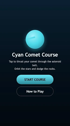 Cyan Comet Course Screenshot 0