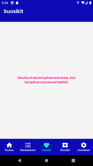 Harrastuspassi Screenshot 2