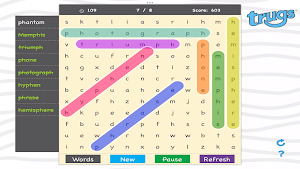 Trugs WordSearch 3 Screenshot 1