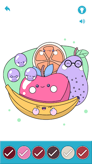 Watermelon Game Color Games Screenshot 1