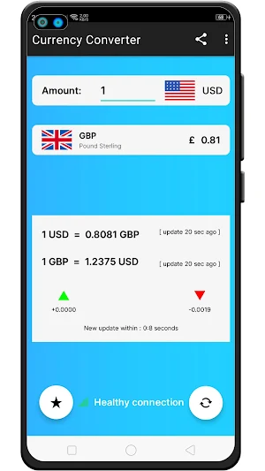 GBP to USD Conversion Screenshot 2