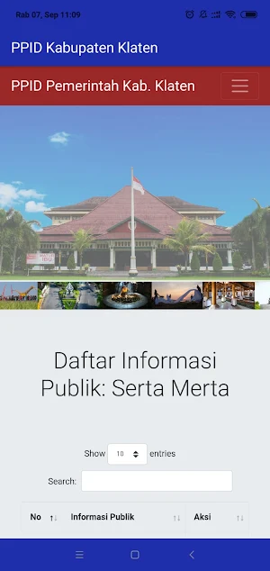 PPID Kabupaten Klaten Screenshot 1