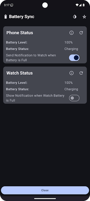 Battery Sync Screenshot 1