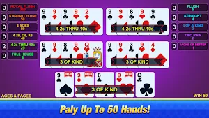 Video Poker - Casino Multi Video Poker Games Free Screenshot 2