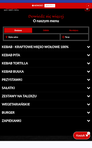 NASIR Kebab & Burger Kożuchów Screenshot 2